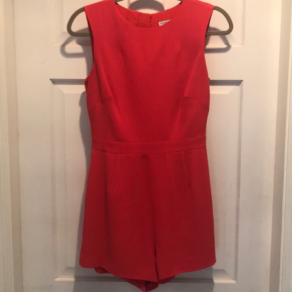 Finders Keepers Cherry Red Silhouette Romper